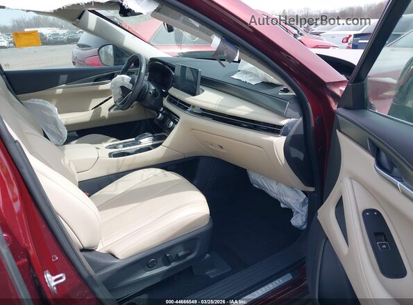 5N1DL1FS4NC342494 2022 INFINITI QX60 Burgundy Vista interior delantera