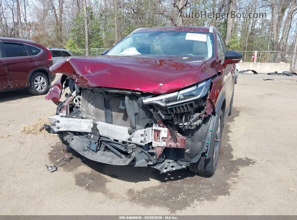 5N1DL1FS4NC342494 2022 INFINITI QX60 Burgundy Vista frontal