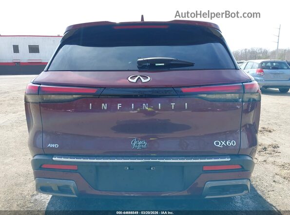 5N1DL1FS4NC342494 2022 INFINITI QX60 Burgundy 