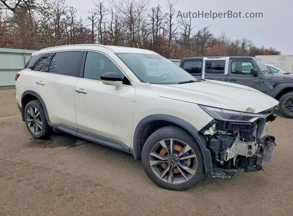 5N1DL1FS5RC331252 2024 INFINITI QX60 White Front right
