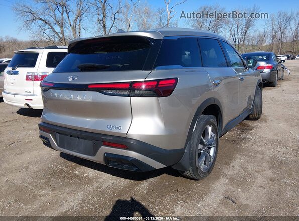 5N1DL1FS7RC355424 2024 INFINITI QX60 Серебряный Задняя правая четверть