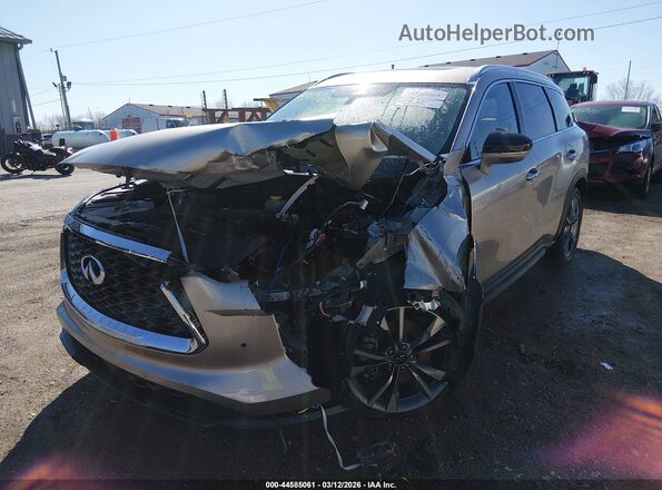 5N1DL1FS7RC355424 2024 INFINITI QX60 Серебряный Передняя левая четверть