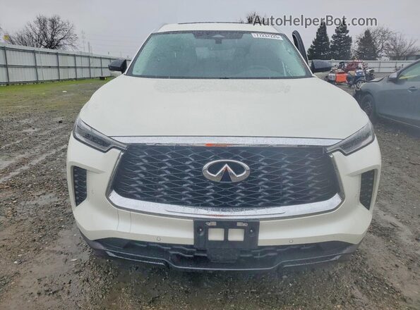 5N1DL1FS9PC355468 2023 INFINITI QX60 White Դիմացի տեսք