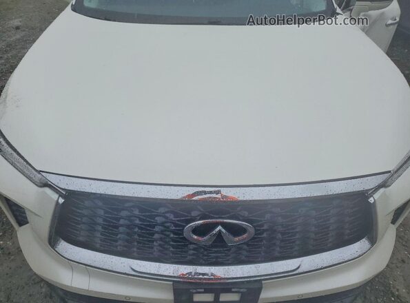 5N1DL1FS9PC355468 2023 INFINITI QX60 White Շարժիչի բաժամունքի տեսք