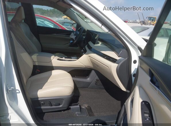 5N1DL1FSXPC331504 2023 INFINITI QX60 White Widok wnętrza z przodu