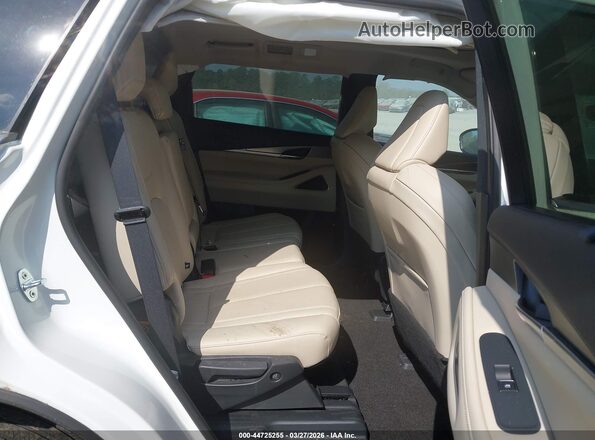 5N1DL1FSXPC331504 2023 INFINITI QX60 White Widok naklejki z numerem VIN