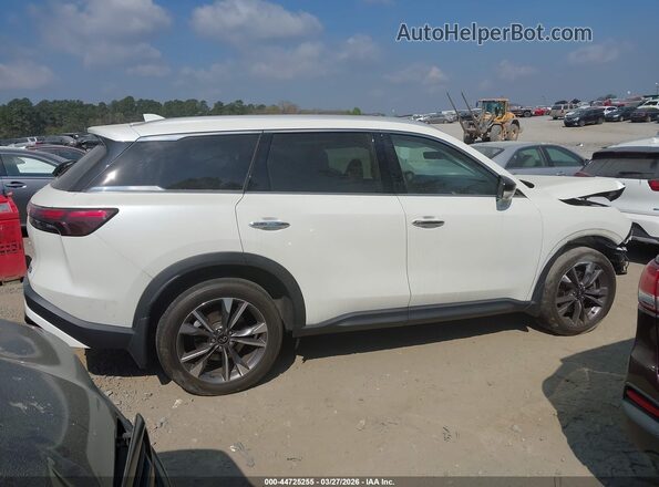 5N1DL1FSXPC331504 2023 INFINITI QX60 White Widok wnętrza z tyłu