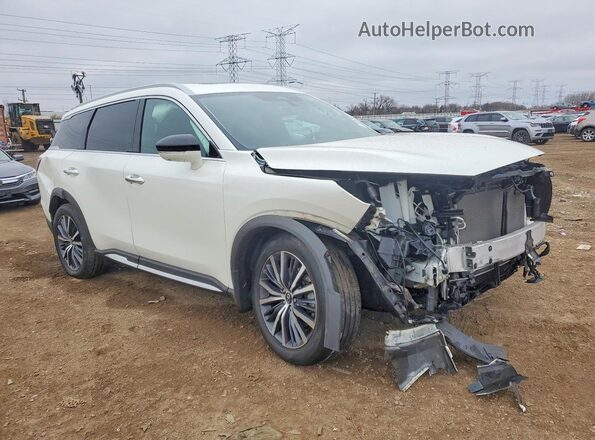5N1DL1GS0PC331235 2023 INFINITI QX60 White Front right