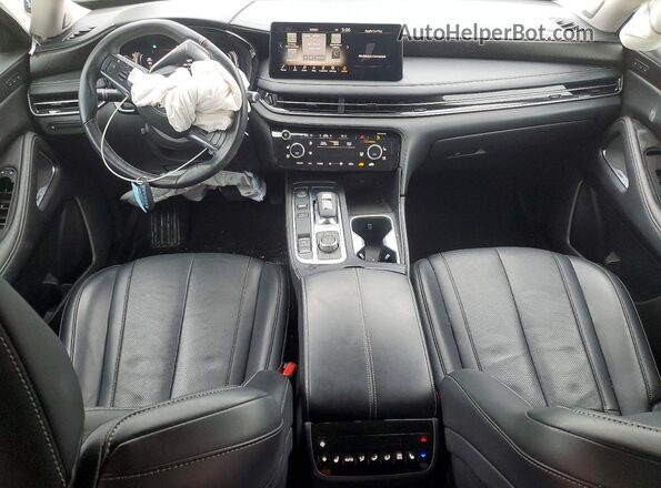 5N1DL1GS0PC331235 2023 INFINITI QX60 White Dashboard view