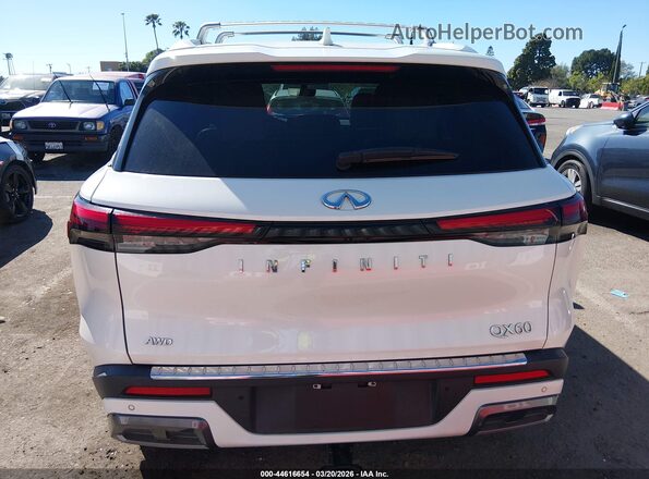 5N1DL1GS6PC348606 2023 INFINITI QX60 White 