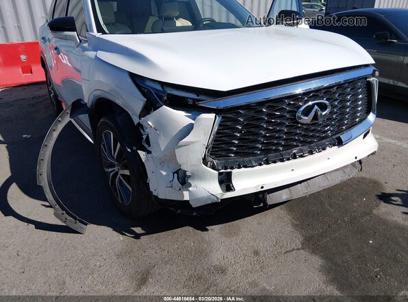5N1DL1GS6PC348606 2023 INFINITI QX60 White Widok z przodu