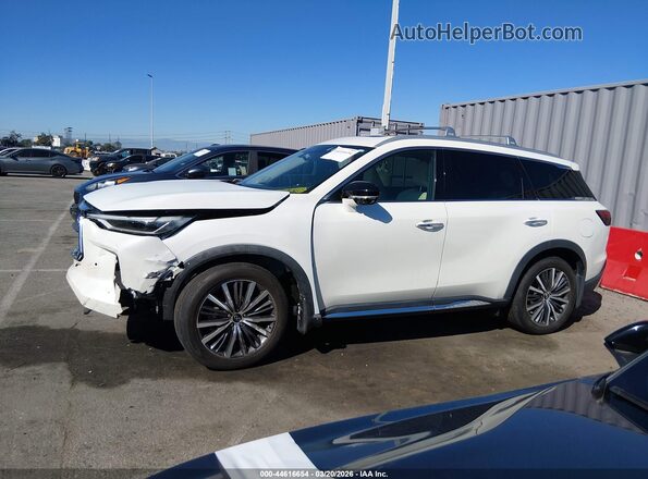 5N1DL1GS6PC348606 2023 INFINITI QX60 White Widok wnętrza 360 stopni