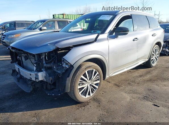 5N1DL1GS8PC356349 2023 INFINITI QX60 Gray Առջևի ձախ երեք քառորդ տեսարան