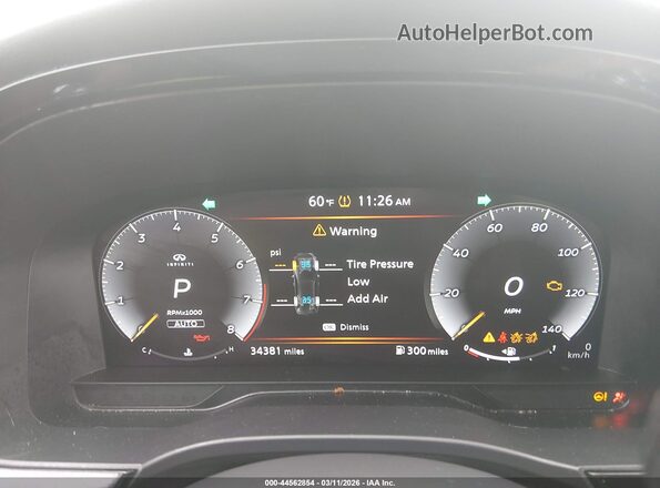 5N1DL1HU4PC351374 2023 INFINITI QX60 White 