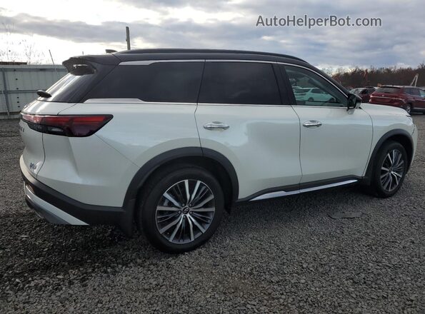 5N1DL1HU4PC355716 2023 INFINITI QX60 White Задня права чверть
