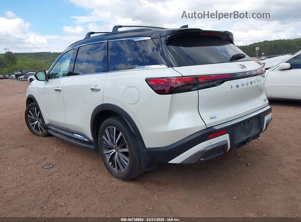 5N1DL1HU9RC333388 2024 INFINITI QX60 White Tył lewy