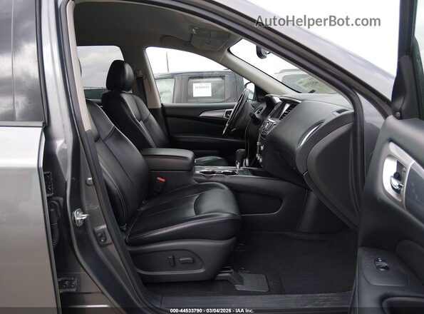 5N1DR2CN4LC586906 2020 NISSAN PATHFINDER Серый Вид салона спереди