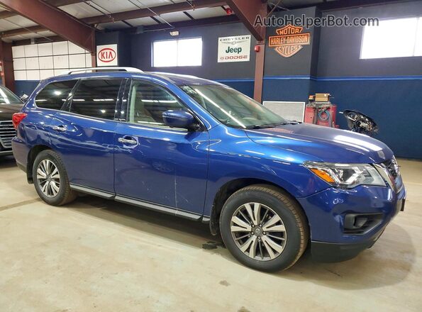 5N1DR2MM2KC585774 2019 NISSAN PATHFINDER Синий Передняя правая четверть