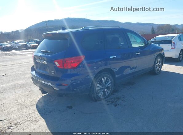 5N1DR2MM3KC582110 2019 NISSAN PATHFINDER Синий Задняя правая четверть