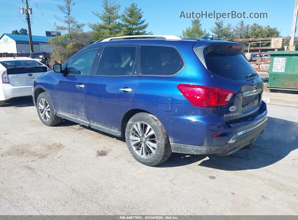 5N1DR2MM3KC582110 2019 NISSAN PATHFINDER Синий Задняя левая четверть