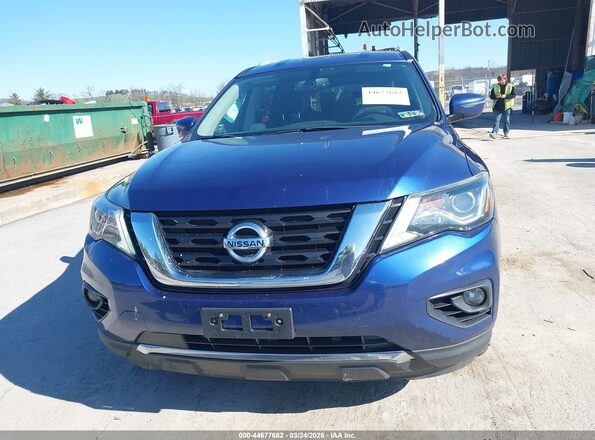 5N1DR2MM3KC582110 2019 NISSAN PATHFINDER Синий Вид щитка приборов
