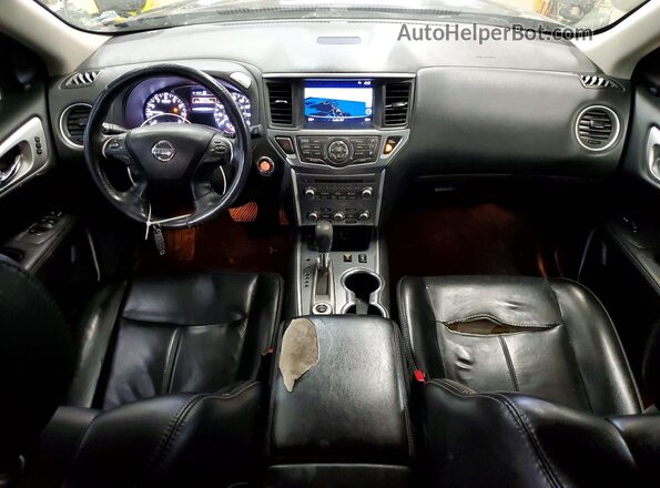 5N1DR2MM4KC612148 2019 NISSAN PATHFINDER Black Dashboard view