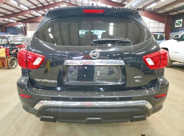 5N1DR2MM4KC612148 2019 NISSAN PATHFINDER Black Rear view