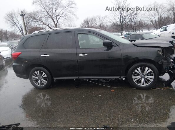 5N1DR2MM5JC642905 2018 NISSAN PATHFINDER Black Widok wnętrza z tyłu