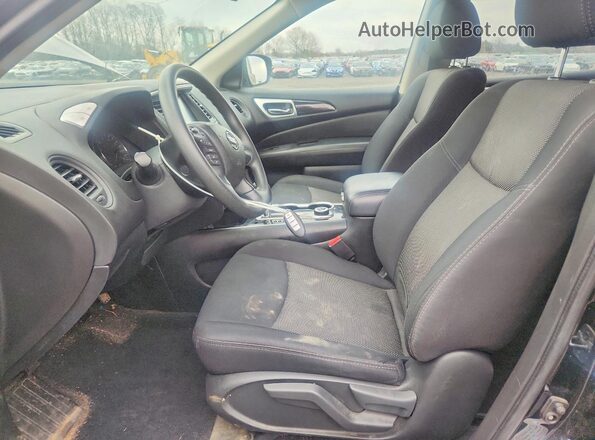 5N1DR2MM5JC643276 2018 NISSAN PATHFINDER Black წინა სალონის ხედი