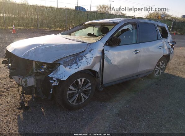 5N1DR2MM5JC669716 2018 NISSAN PATHFINDER Silver Передня ліва чверть