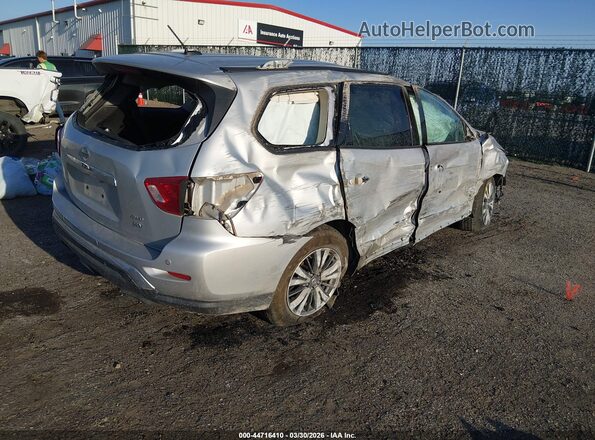 5N1DR2MM5JC669716 2018 NISSAN PATHFINDER Silver Задня права чверть