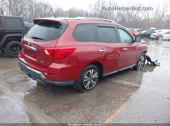 5N1DR2MM6HC912752 2017 NISSAN PATHFINDER Red Tył prawy