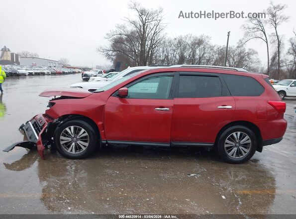 5N1DR2MM6HC912752 2017 NISSAN PATHFINDER Red Widok wnętrza 360 stopni