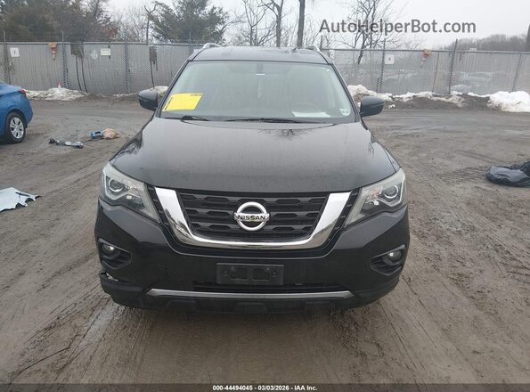 5N1DR2MM6JC674391 2018 NISSAN PATHFINDER Black ხელსაწყოთა პანელის ხედი