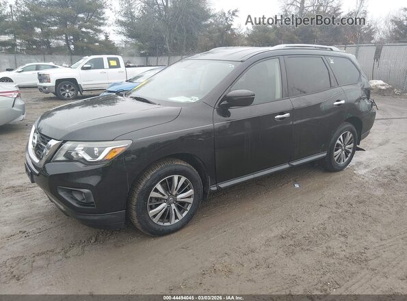 5N1DR2MM6JC674391 2018 NISSAN PATHFINDER Black წინა მარცხენა ხედი სამი მეოთხედიდან