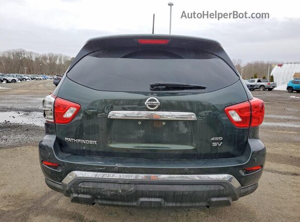 5N1DR2MM7JC648575 2018 NISSAN PATHFINDER Green Rear view