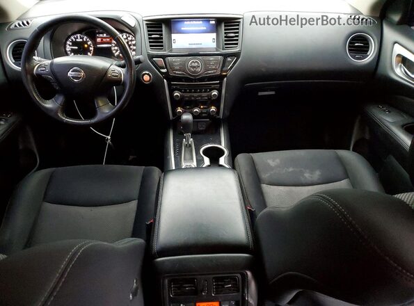 5N1DR2MM7JC648575 2018 NISSAN PATHFINDER Green Dashboard view