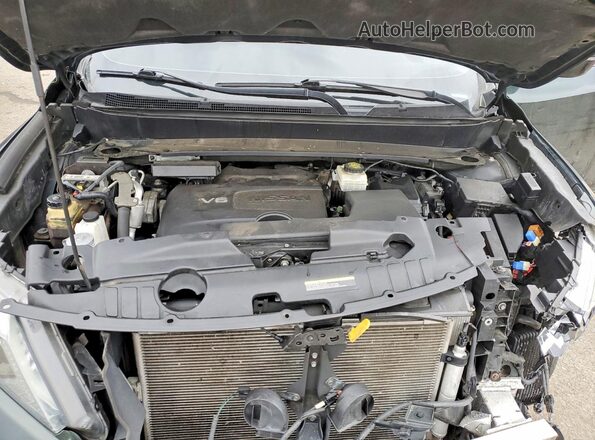 5N1DR2MM7JC648575 2018 NISSAN PATHFINDER Green Engine compartment view