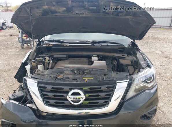 5N1DR2MM9KC652712 2019 NISSAN PATHFINDER Black Widok z tyłu