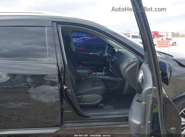 5N1DR2MM9KC652712 2019 NISSAN PATHFINDER Black Widok wnętrza z przodu