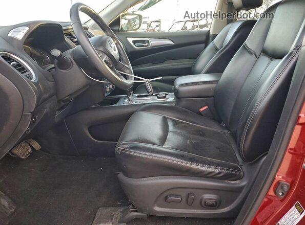 5N1DR2MMXHC696128 2017 NISSAN PATHFINDER Maroon Սալոնի դիմացի տեսք