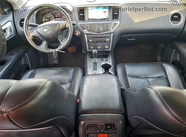 5N1DR2MMXHC696128 2017 NISSAN PATHFINDER Maroon Առջևի վահանակի տեսք