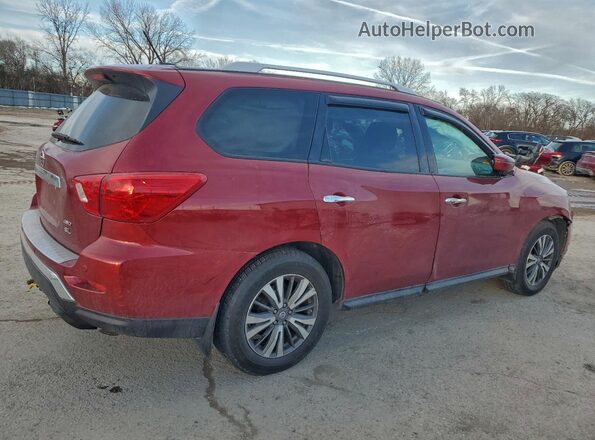 5N1DR2MMXHC696128 2017 NISSAN PATHFINDER Maroon Հետևի աջ