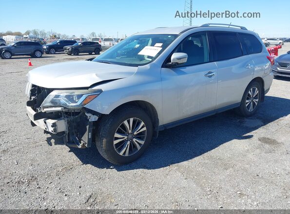 5N1DR2MMXHC904797 2017 NISSAN PATHFINDER Silver წინა მარცხენა ხედი სამი მეოთხედიდან