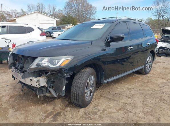 5N1DR2MMXJC658744 2018 NISSAN PATHFINDER Black წინა მარცხენა ხედი სამი მეოთხედიდან
