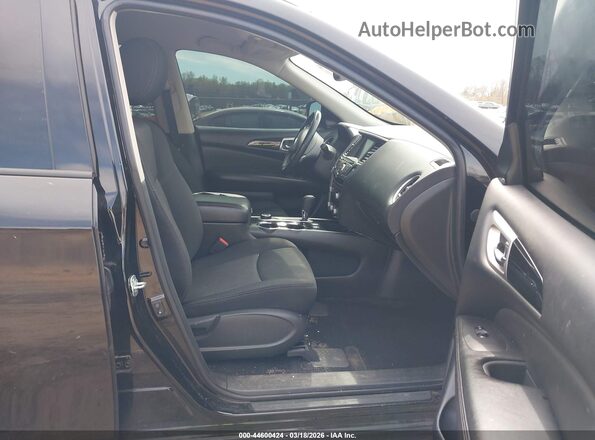 5N1DR2MMXJC658744 2018 NISSAN PATHFINDER Black წინა სალონის ხედი