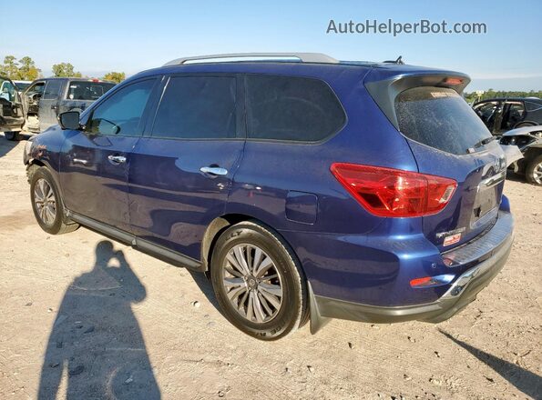 5N1DR2MN1HC608401 2017 NISSAN PATHFINDER Blue Задня ліва чверть
