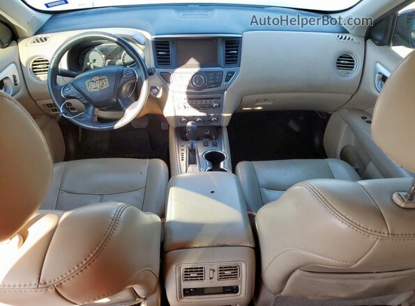 5N1DR2MN1HC608401 2017 NISSAN PATHFINDER Blue Вид панелі приладів