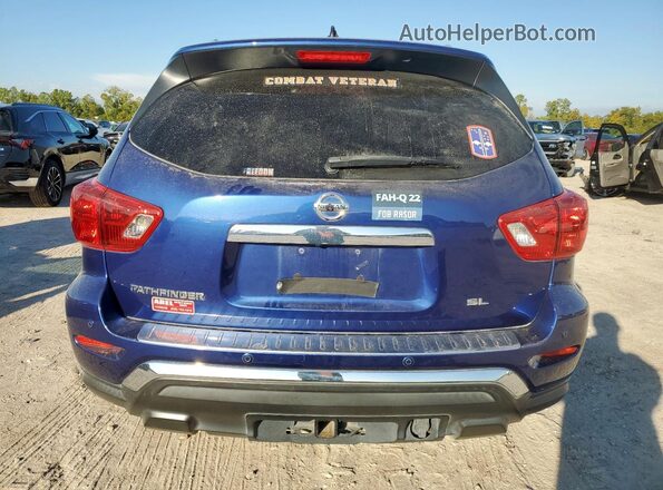 5N1DR2MN1HC608401 2017 NISSAN PATHFINDER Blue Вид ззаду
