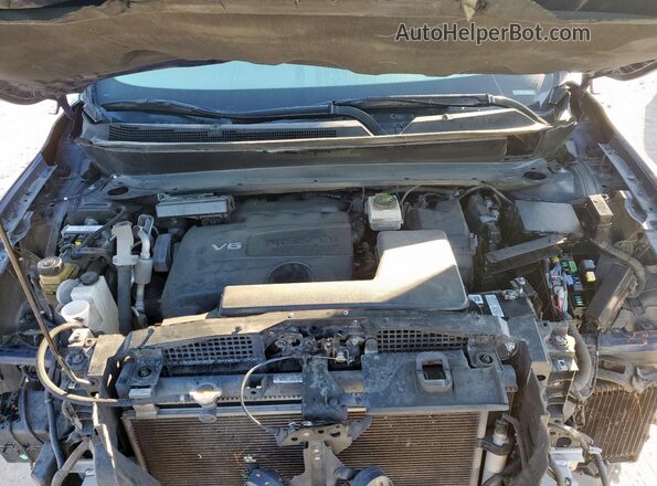 5N1DR2MN1HC608401 2017 NISSAN PATHFINDER Blue Вид підкапотного простору
